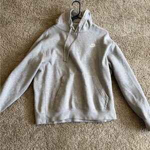 Nike Heather Gray Pullover Hoodie